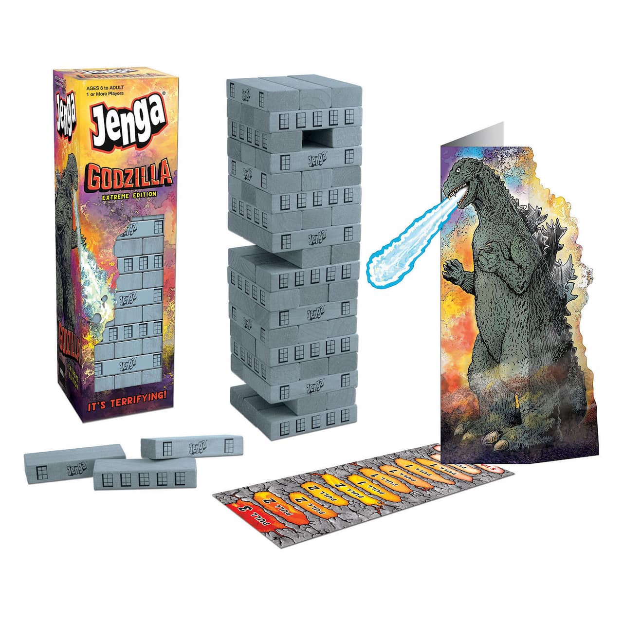 USAopoly JENGA®: Godzilla Extreme Edition